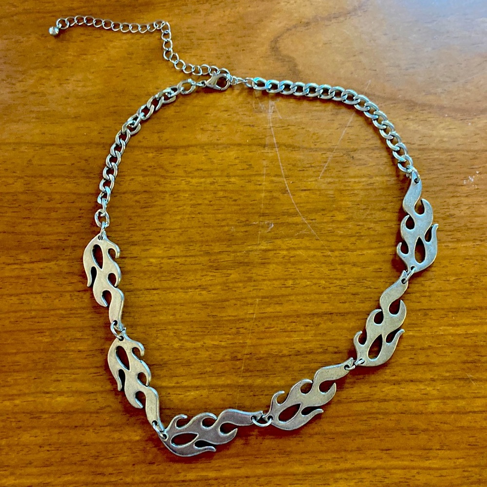 Fire chain necklace